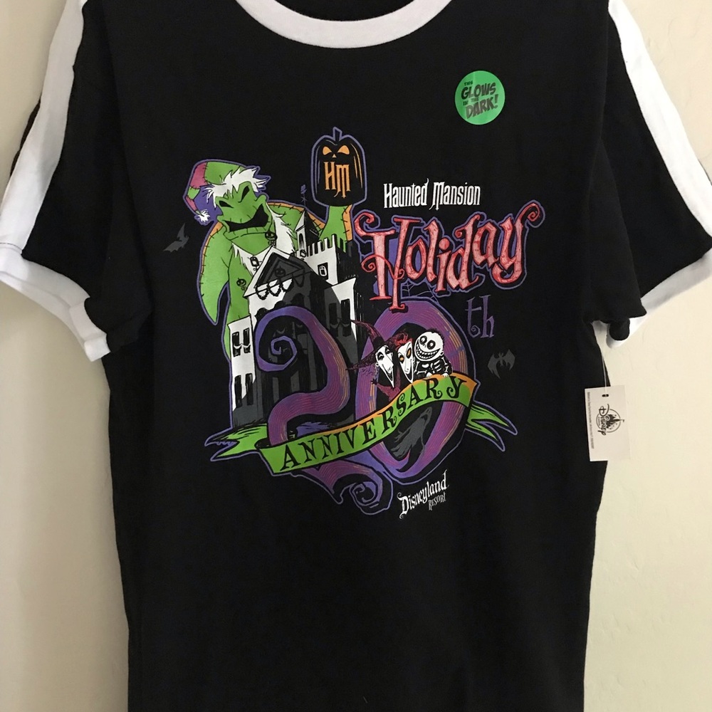 20th anniversary Disneyland Haunted Mansion as Nightmare Before Christmas tee